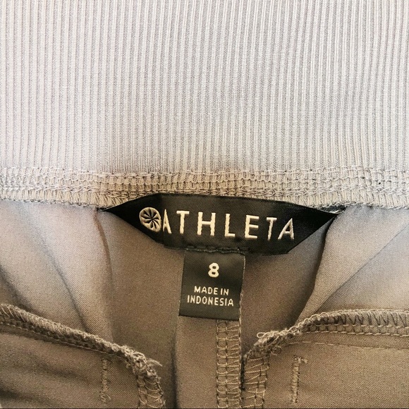 Athleta | Gray Pull On Workout Pants Size 8 - Picture 4 of 7